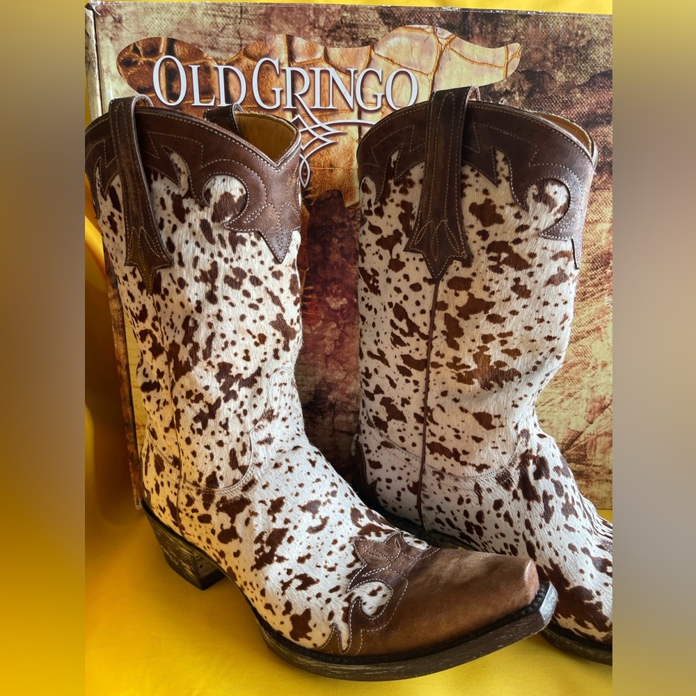 OLD GRINGO COW HIDE BOOTS